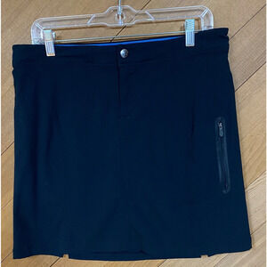 Columbia Women's Sz 10/42 Black Nylon Skort Golf, etc 2268